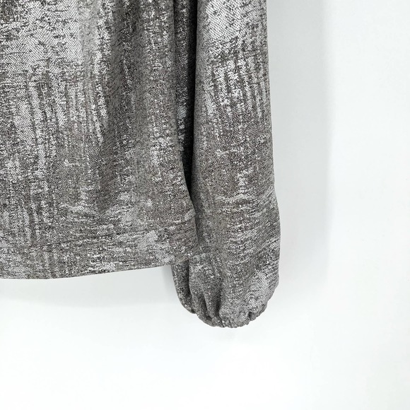 Anthropologie shimmering faux wrap women’s top - Picture 5 of 8